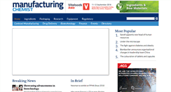 Desktop Screenshot of manufacturingchemist.com